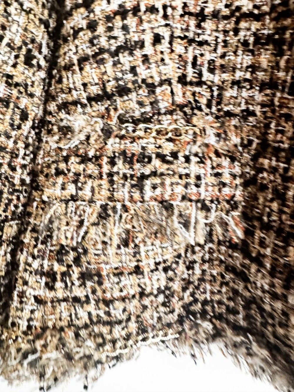 Kobi Halperin Brown Black Tweed Blazer XL - Picture 5 of 9